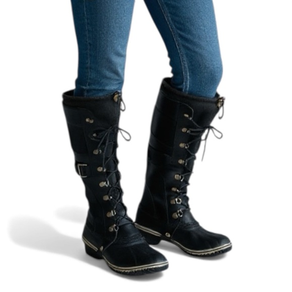 Sorel Conquest Carly Tall Lace Up Boots - Picture 3 of 16
